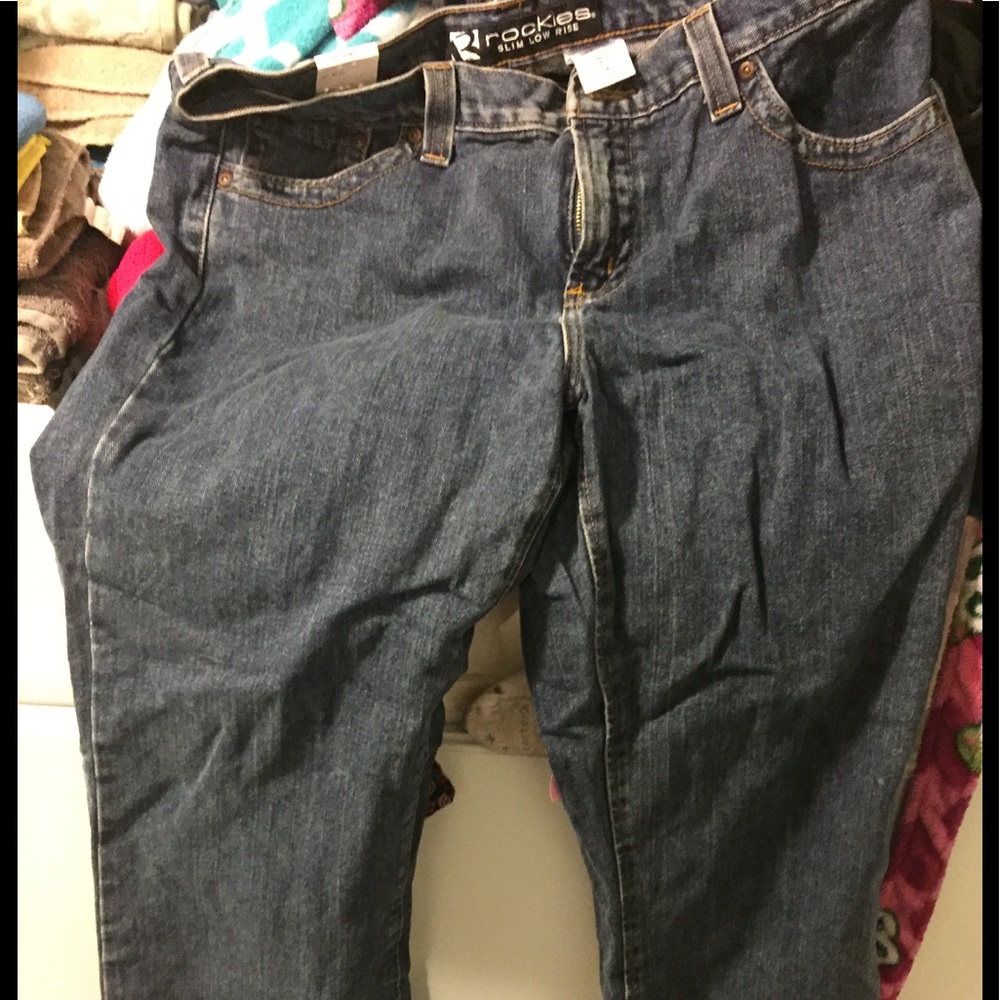Jeans for a much taller woman than me.